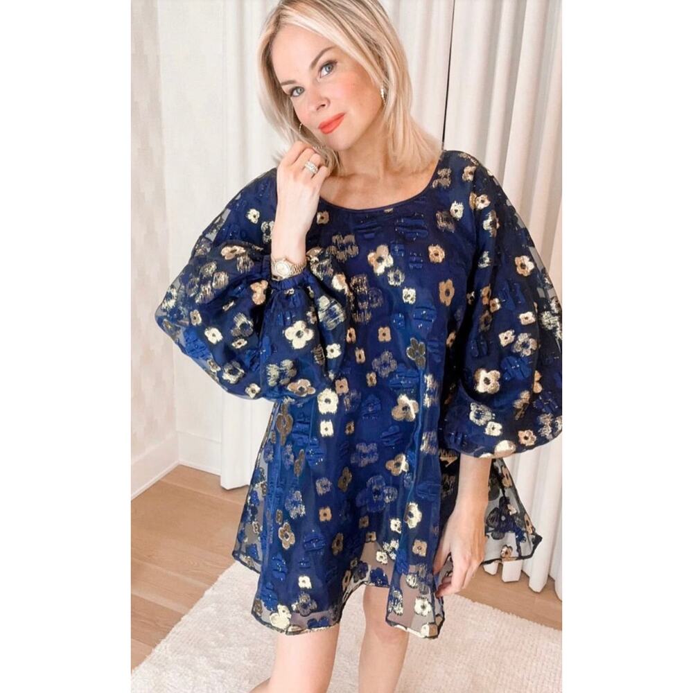 Arianne Elmy Midnight Organza Good Luck Dress size M medium